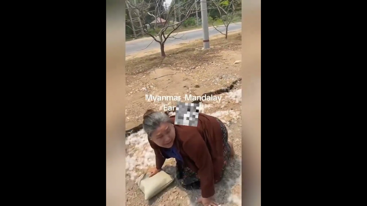 Magnitude 7.7 earthquake strikes central Myanmar. 😔 #Earthquake #Myanmar #Disaster #Emergency