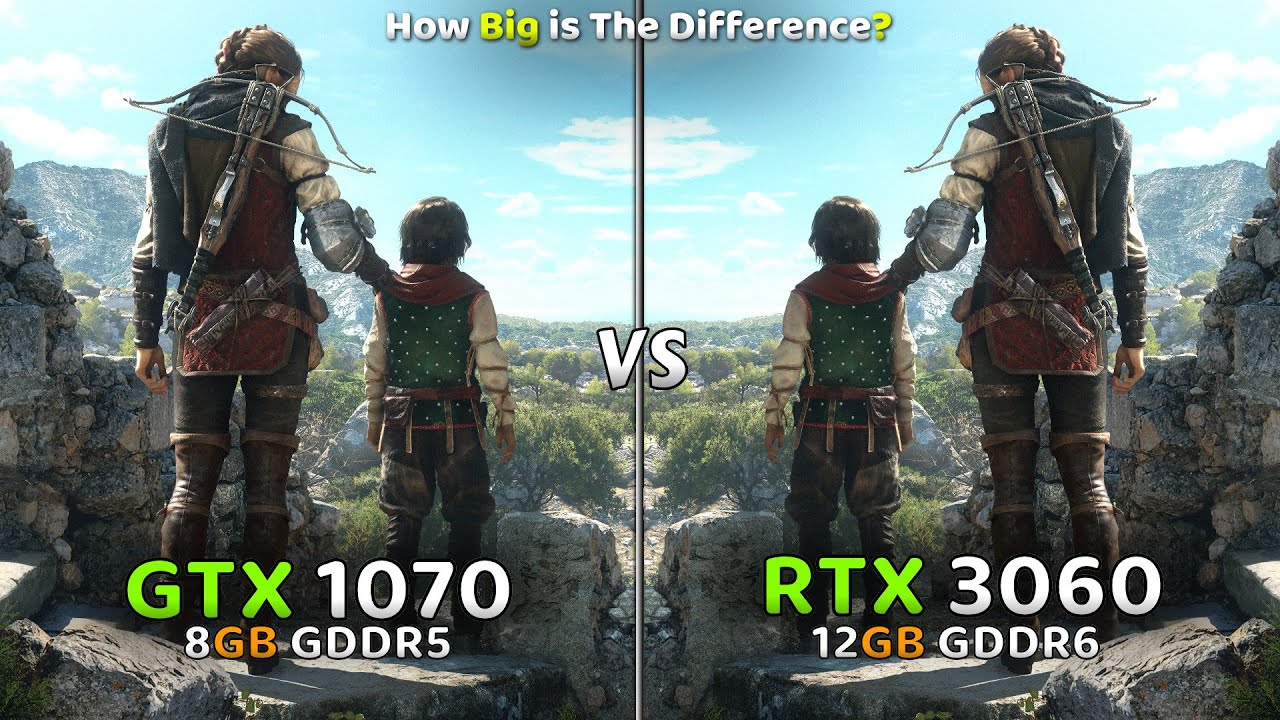 GTX 1070 vs RTX 3060 | How Big Is The Difference? | Test In 2023 With 9 Games🔥