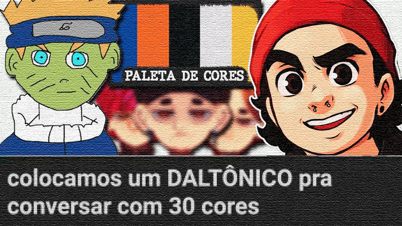 1 daltônico vs 30 cores (ft. @Raposito @Scottonauta @Umild )