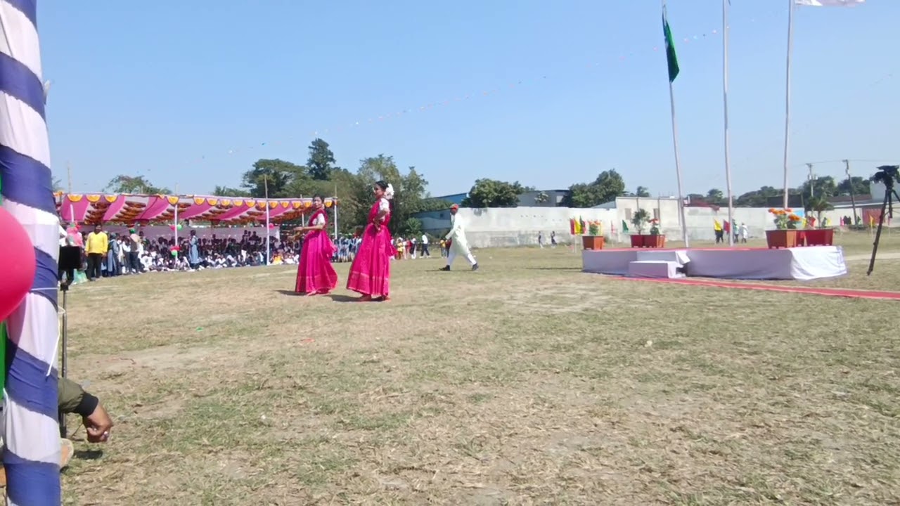 বার্ষিক ক্রীড়া প্রতিযোগিতা উপলক্ষে নৃত্য পরিবেশন। শাক্তা সরকারি উচ্চ বিদ্যালয়,কেরানীগঞ্জ,ঢাকা।