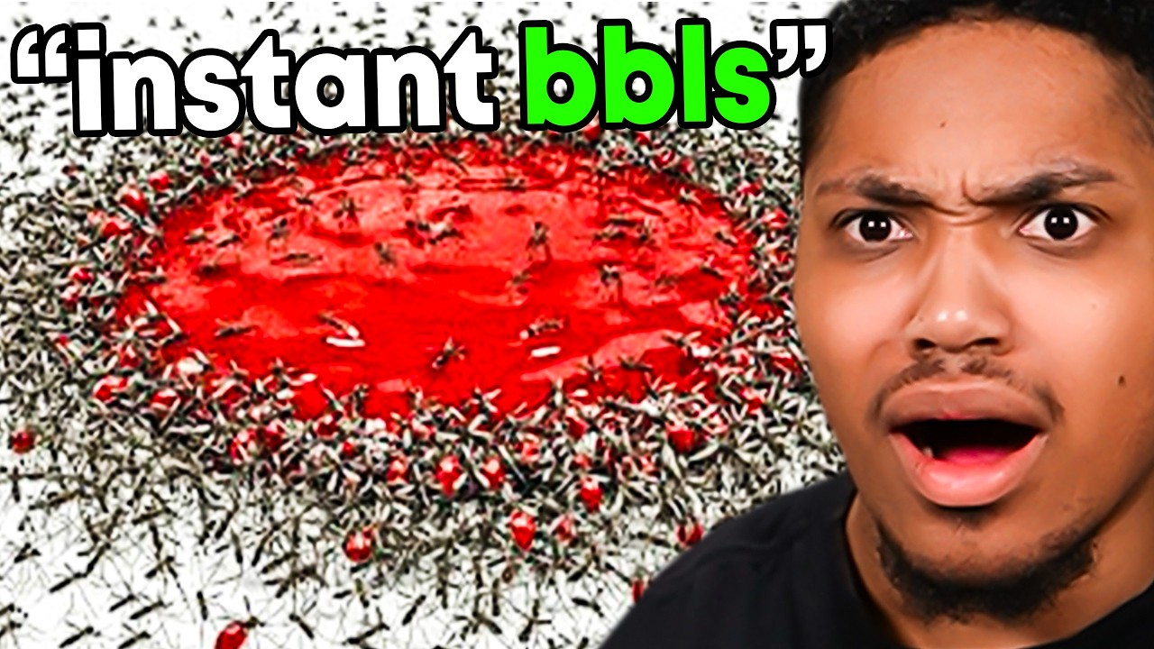 1,000 MosquiTOES vs. Blood😳