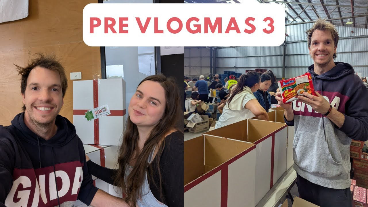 Packing Charity Christmas Boxes - Pre Vlogmas 3 2025
