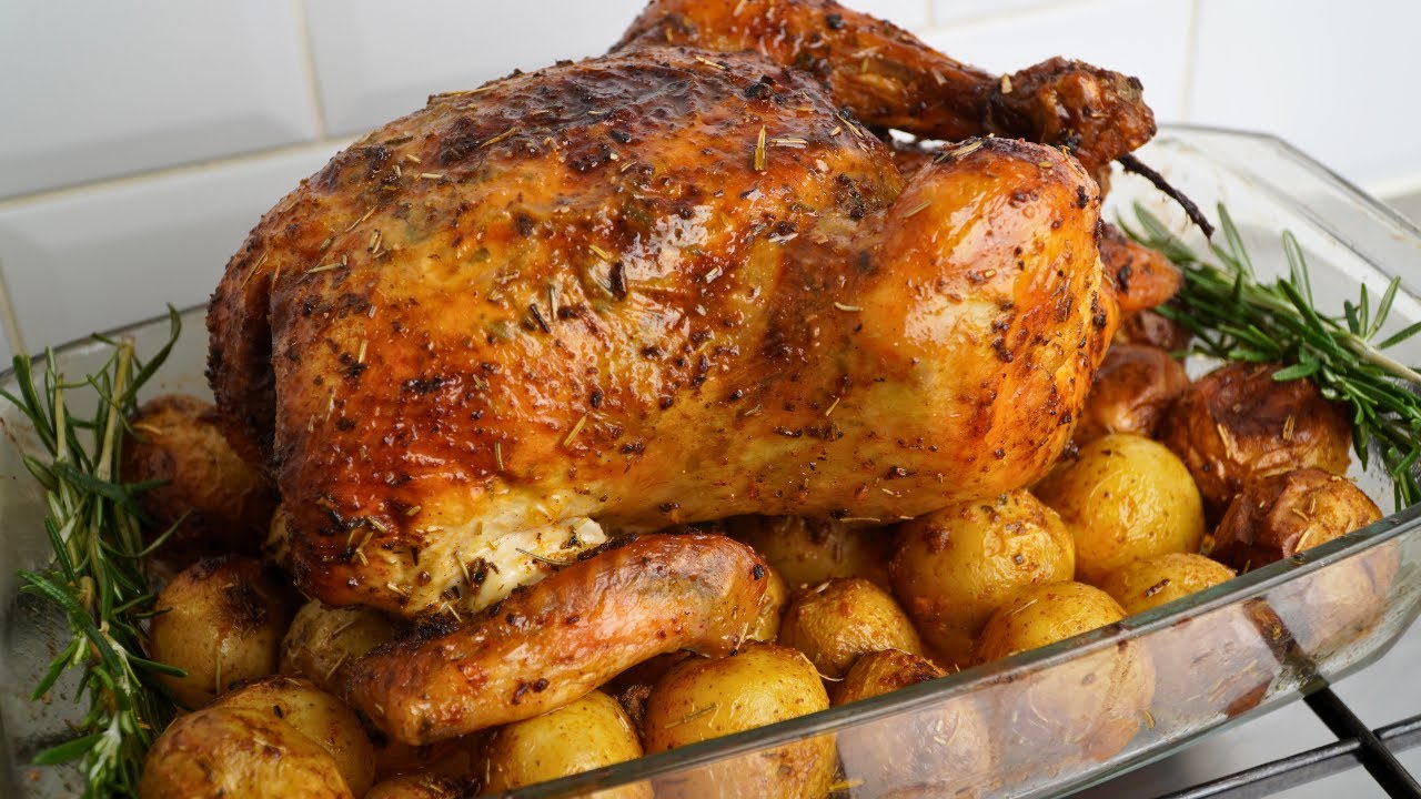 🇵🇪 POLLO NAVIDEÑO AL HORNO | Pollo a las Finas Hierbas
