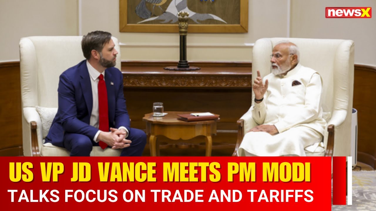 JD Vance's First Bilateral Visit to India: What are the Key Focus Areas of Modi-Vance Talks | NewsX