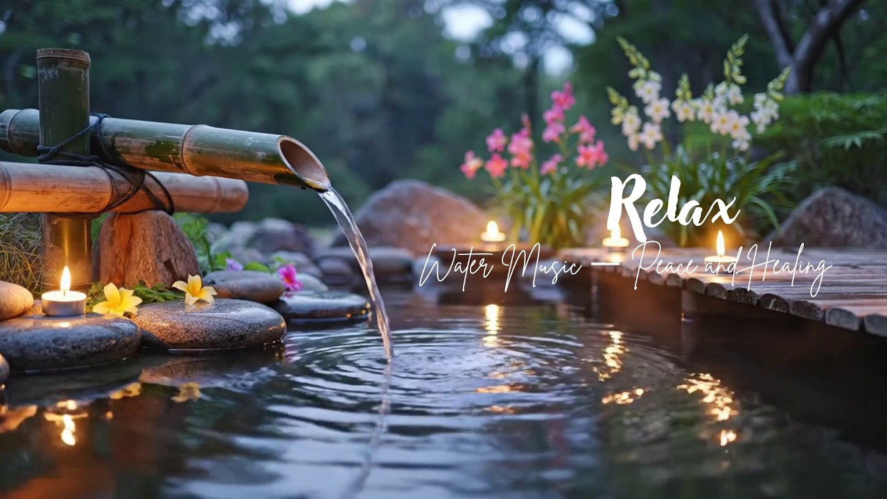 Relaxing Music + Soothing Water Sounds 🌿 Relieves Stress, Calm Anxiety & Depression