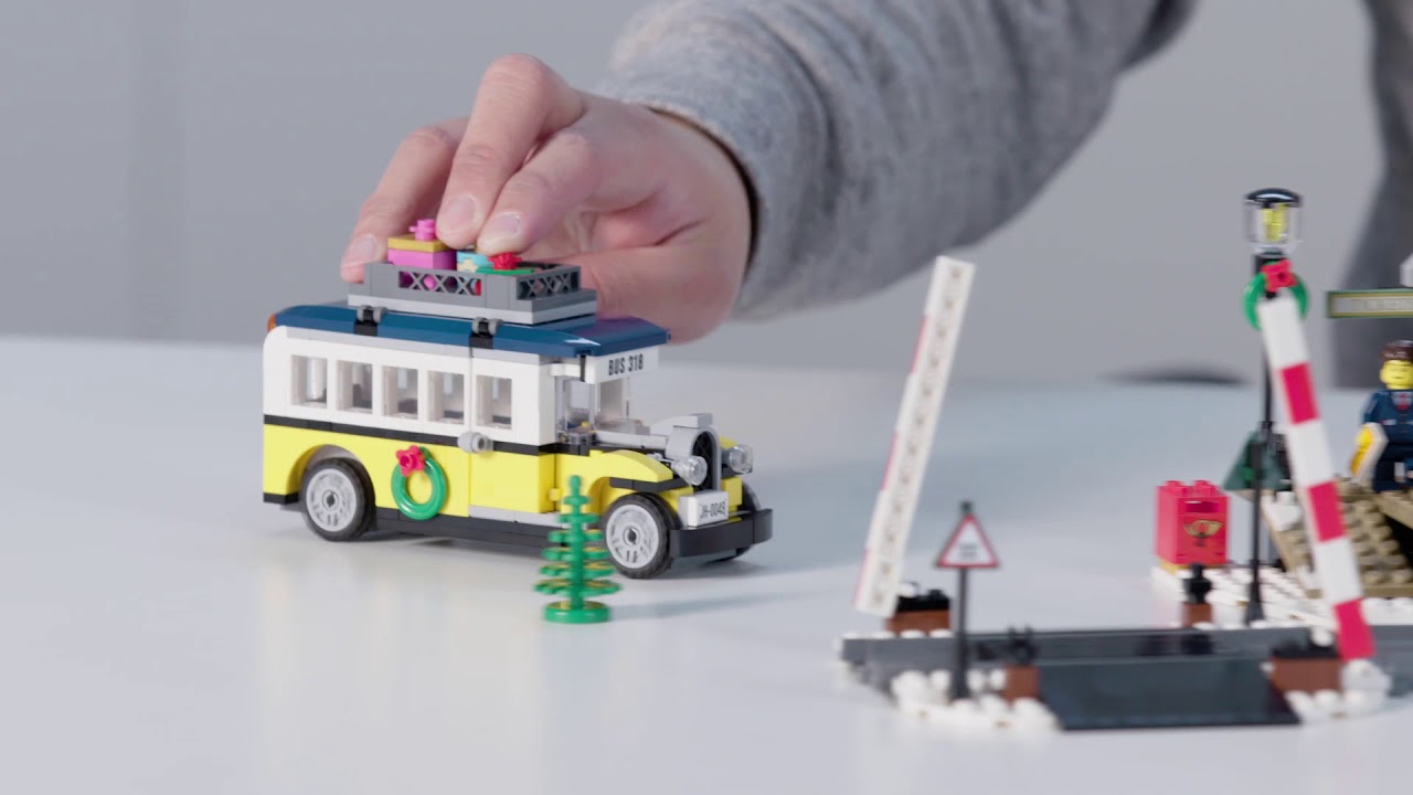 Stacja w zimowej wiosce &mdash; LEGO Creator Expert | Film projektanta