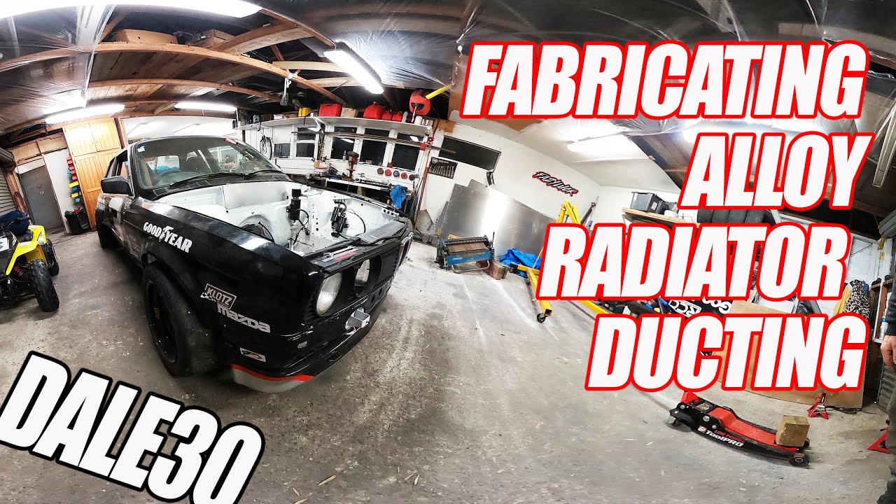 FABRICATING RADIATOR DUCTING // DALE30