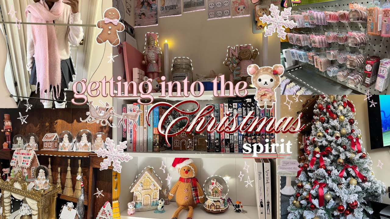 DECORATING FOR XMAS ⛄️| black friday shopping, cute decor & getting into the xmas spirit