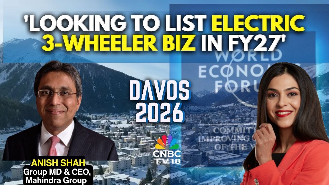 Davos WEF 2026 | Target Is To Increase EV Volumes To 20-30%: Mahindra Group MD & Group CEO
