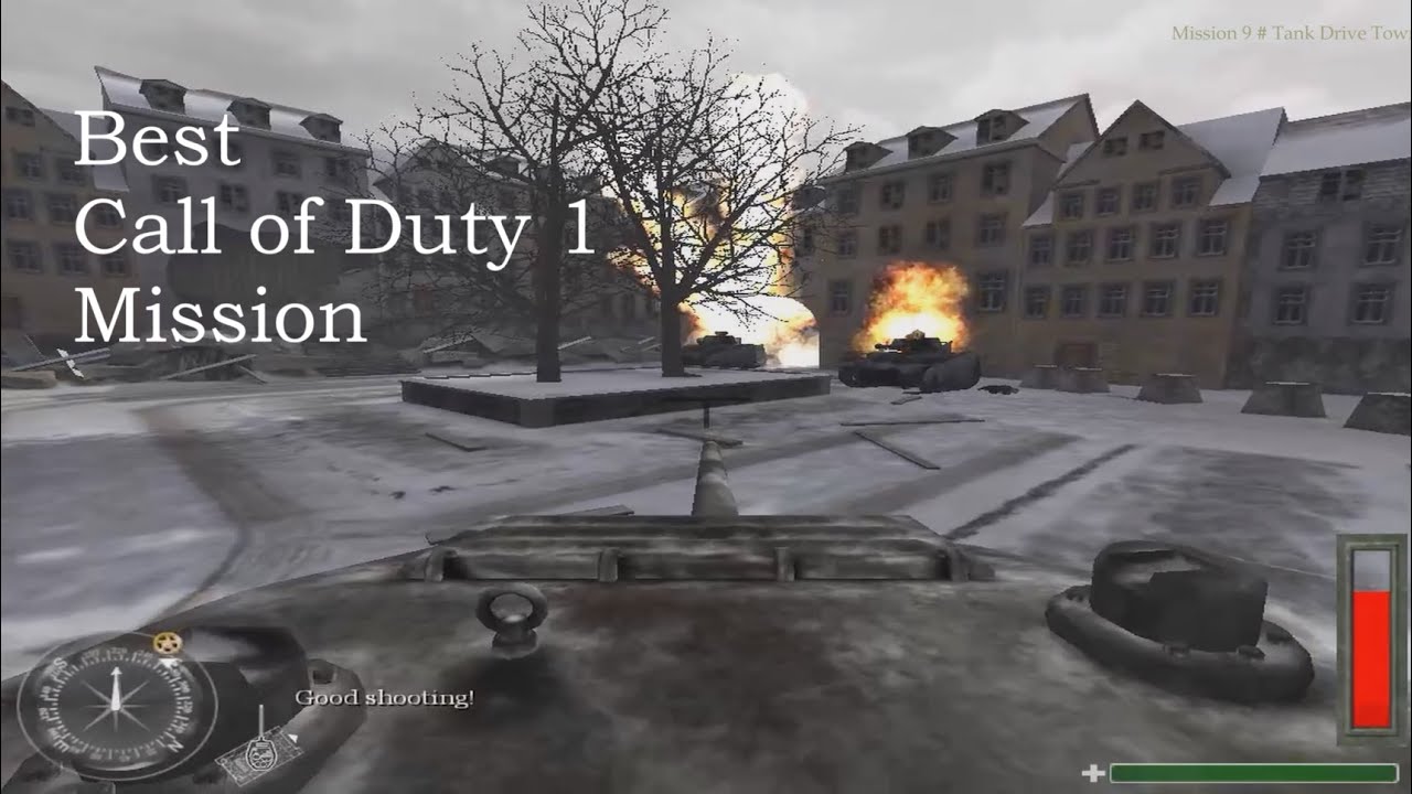 Best Call of Duty 1 Classic Mission - Tank missions