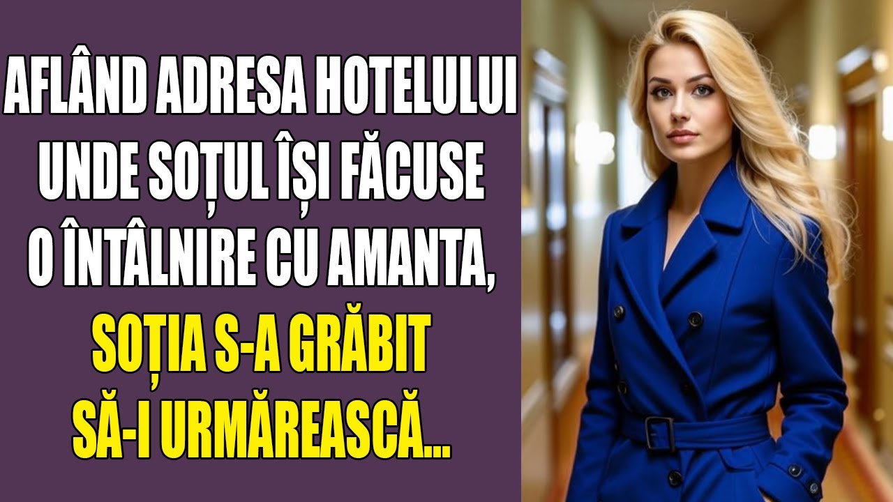 Aflând adresa hotelului unde soțul își făcuse o întâlnire cu amanta,soția s-a grăbit să-i urmărească