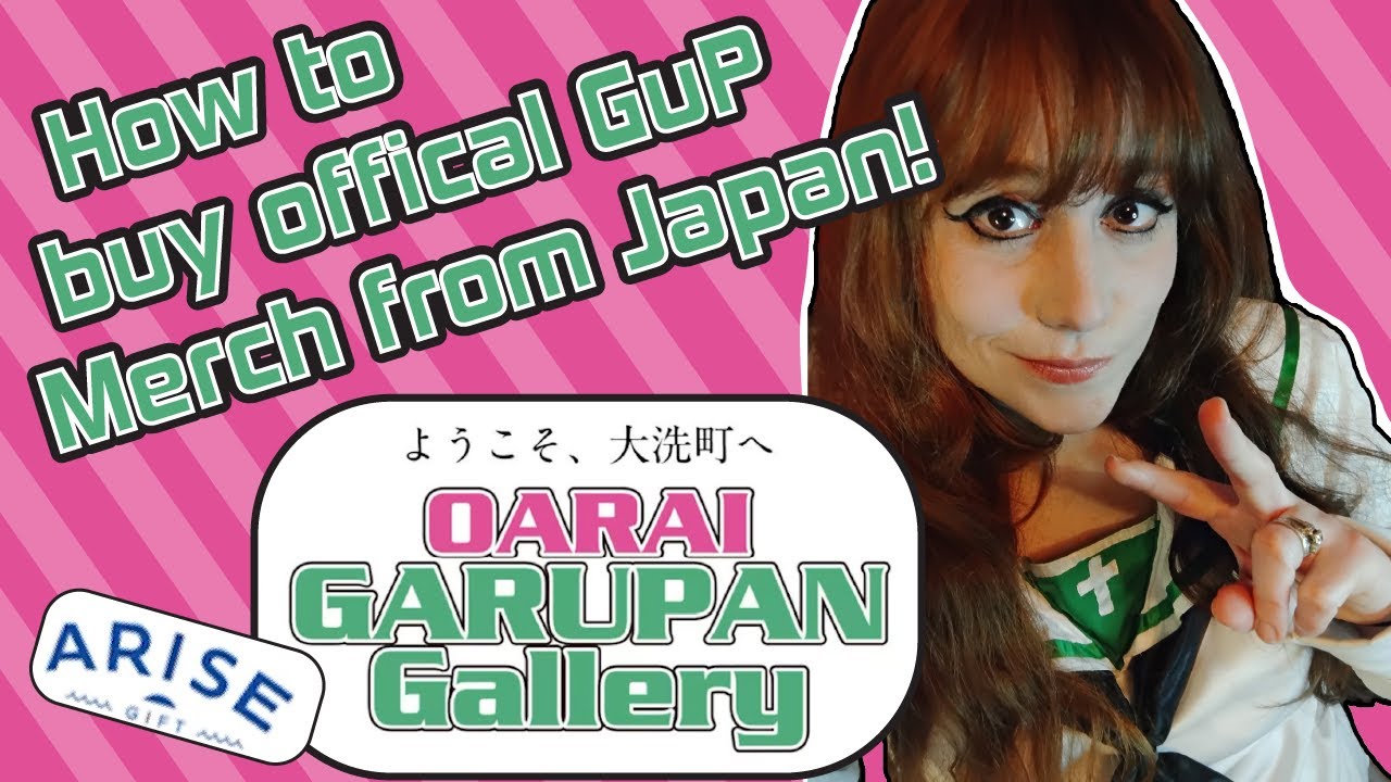 Official Girls und Panzer Merch! A tutorial on how to get them for yourself!