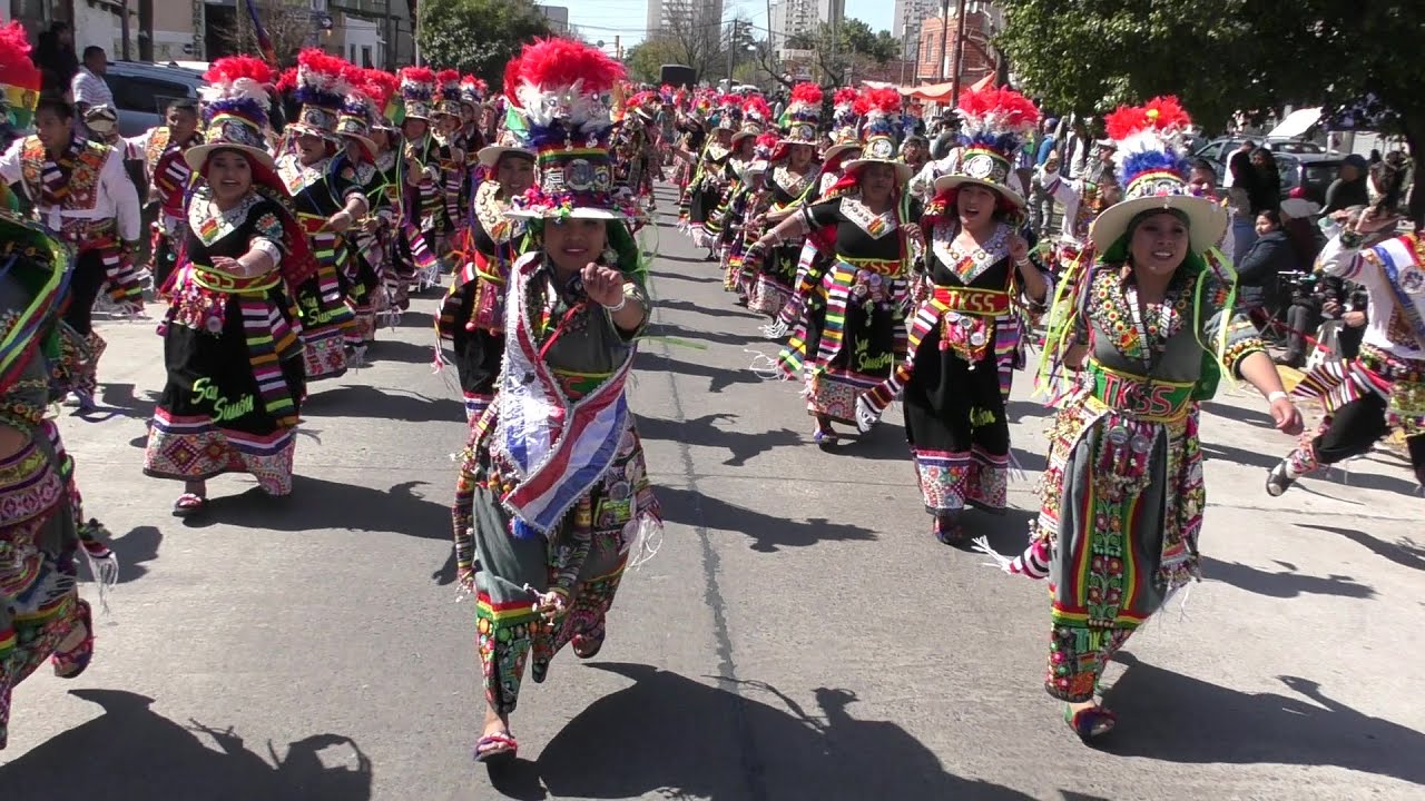 Tinkus San Simón filial Bs As en honor a la Virgen de Copacabana 2024 Villa Celina Bs As Argenti