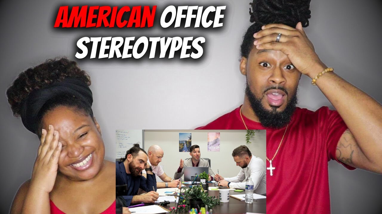 AMERICAN OFFICE STEREOTYPES (Dude Perfect Reaction) | The Demouchets REACT