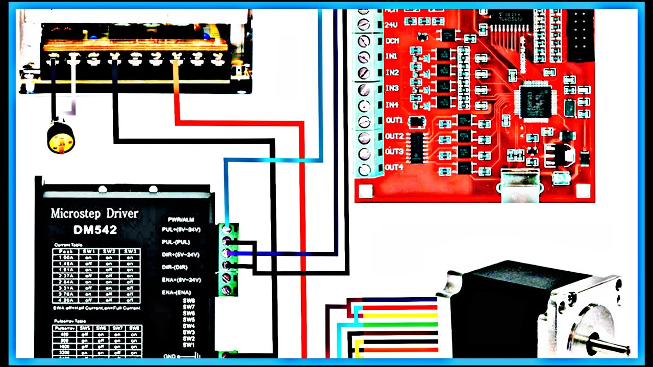 CONEXIÓN Y CONFIGURACIÓN DE MACH3 Y TARJETA DE CONTROL USB | DRIVER TB6600 | TARJETA MACH3 USB 💻💻⚡⚡🔌