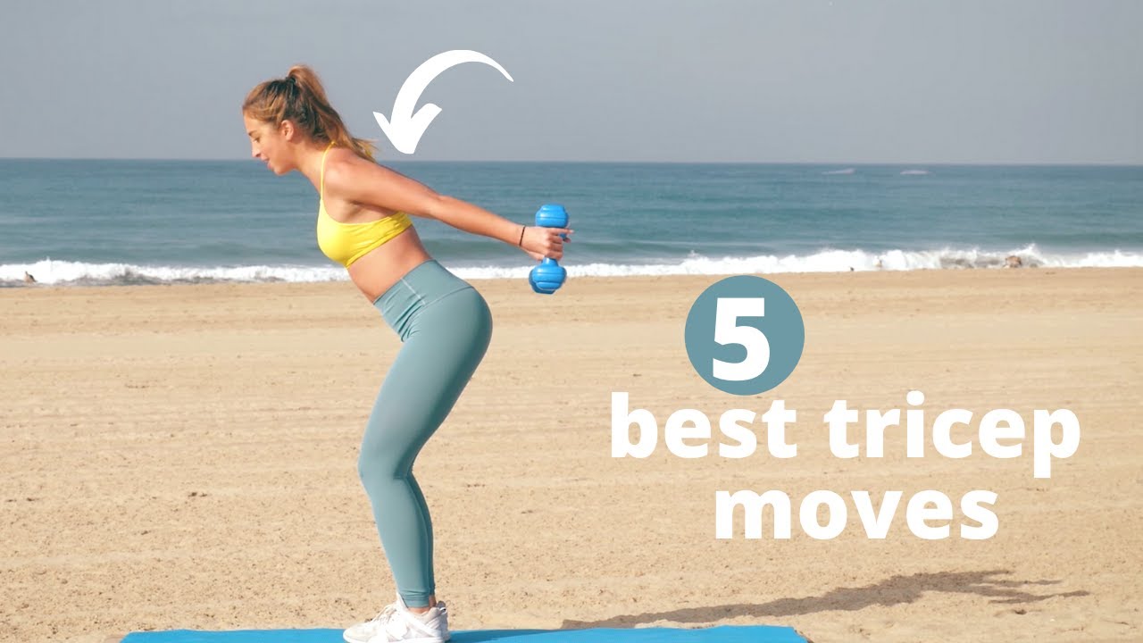The BEST 5 workout moves for TRICEPS