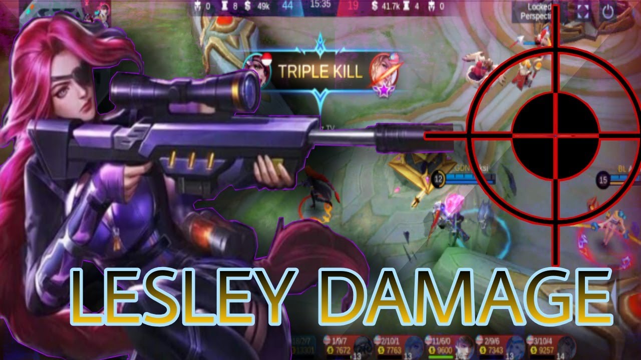 LESLEY DAMAGE BUILD 2021!!| 1HIT-MOBILE LEGENDS