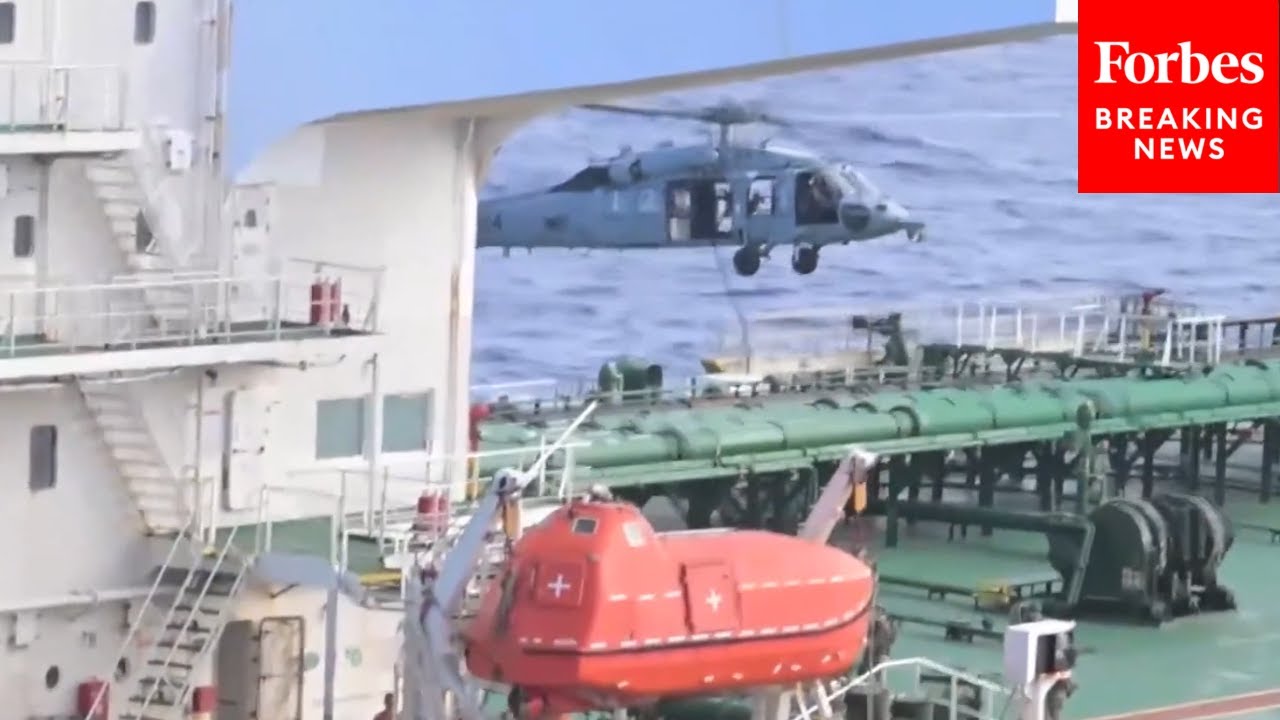 WATCH: Pentagon Release Footage Of U.S. Forces Boarding Sanctioned Oil Tanker In The Indian Ocean