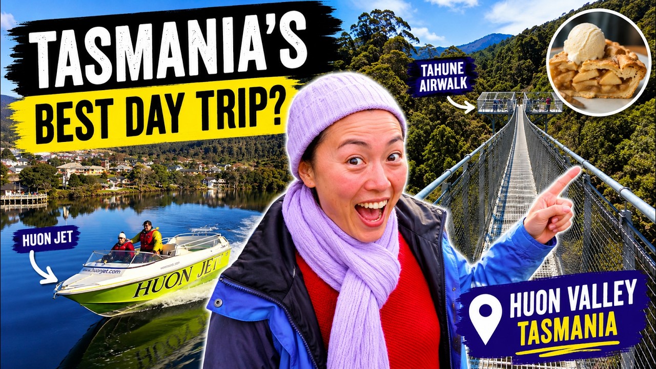 Почему стоит посетить долину Хьюон в Тасмании? | Tahune Air Walk, Huon Jet и многое другое!