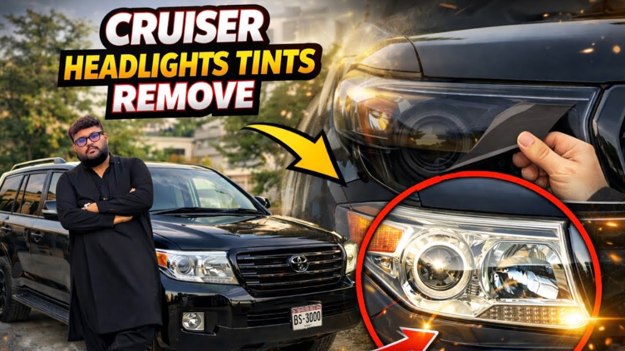 Cruiser headlights tints removed !!