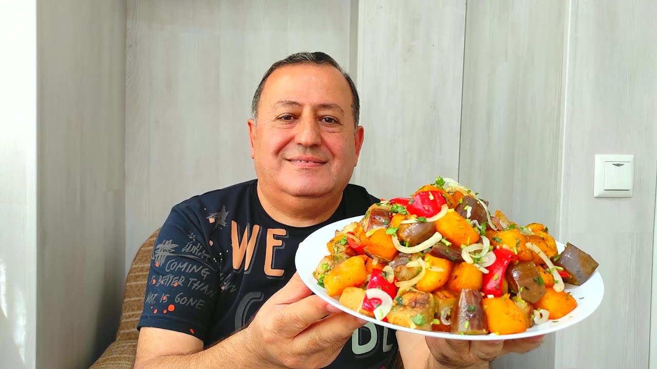 БАКЛАЖАНЫ с КАРТОШКОЙ! Вкуснее Мяса на Сковороде!