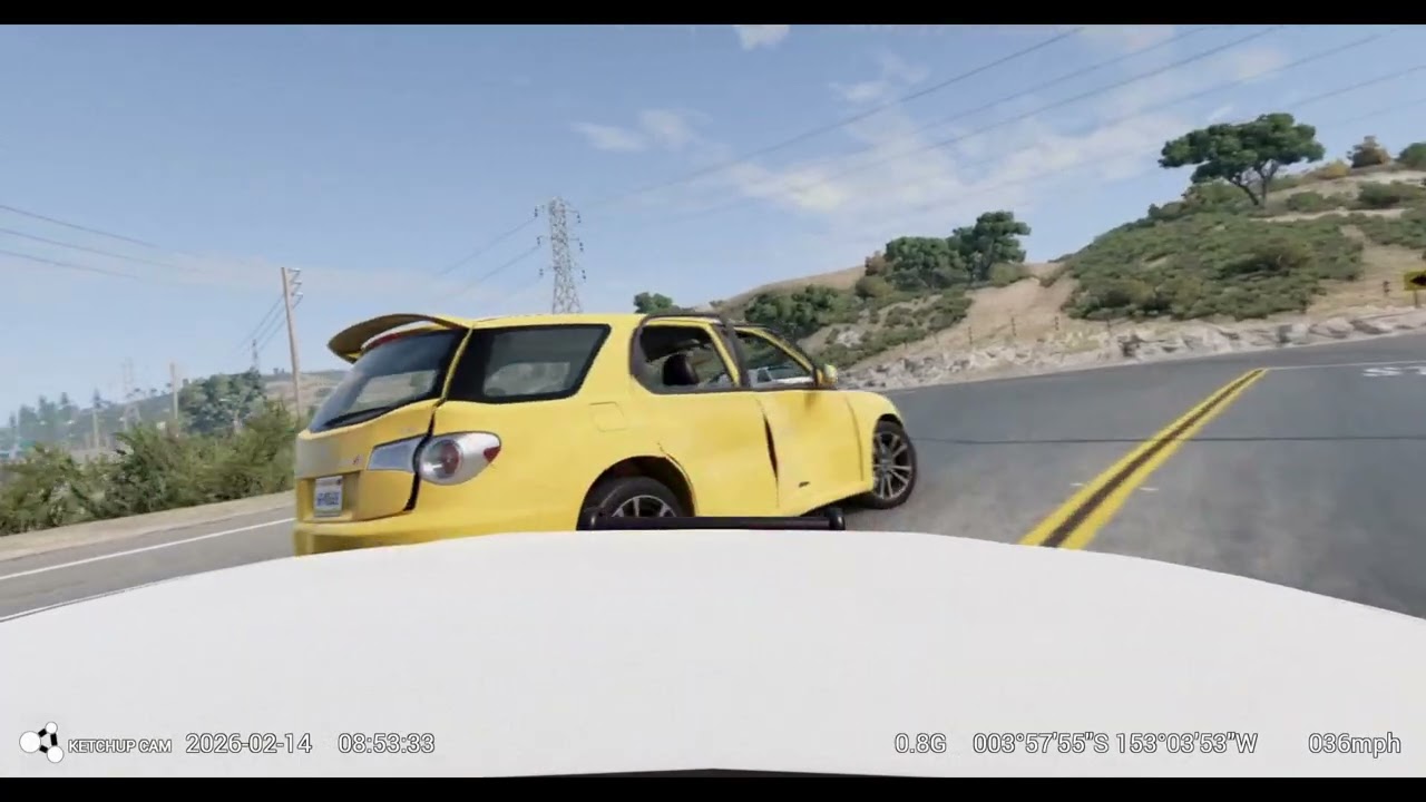 BeamNG.Drive Dashcam Police Chases