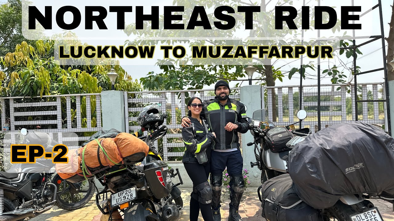 NorthEast Ride 🏍 Lucknow to Muzaffarpur | Insta360 X3 INCREDIBLE Cine Shots | Day 2 | #Himneet Vlogs
