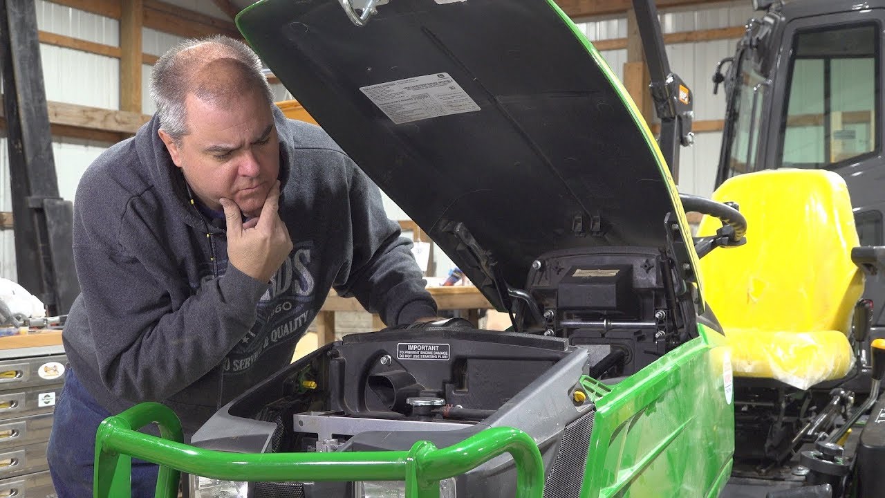 Deere 1025R Internal Changes. More extensive than I thought! (vs. 2014)