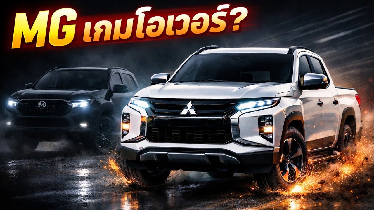 MG เกมโอเวอร์? Mitsubishi Triton 2026 ทำทุกคนเซอร์ไพรส์ 😎
