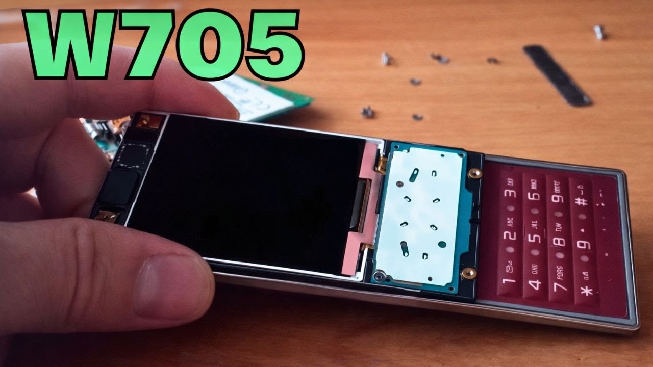 Sony Ericsson W705 – Demontaż, Naprawa (2009)