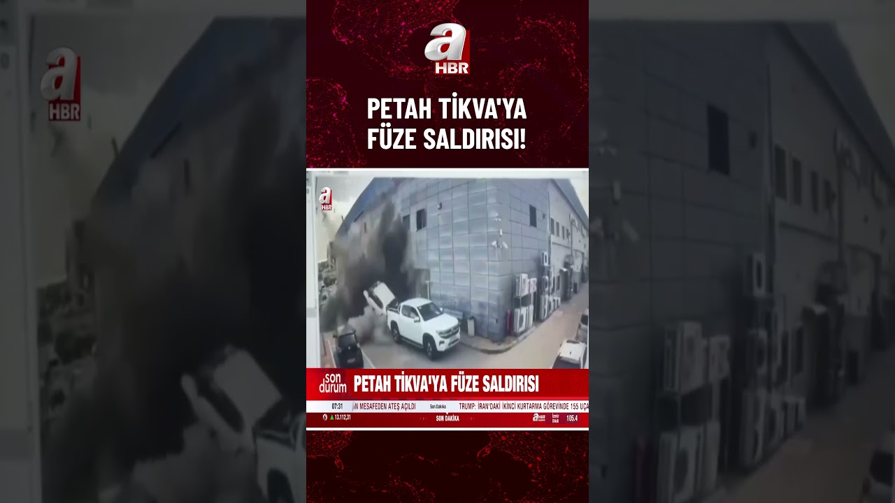 Petah Tikva'ya F&uuml;ze Saldırısı D&uuml;zenlendi! #shorts