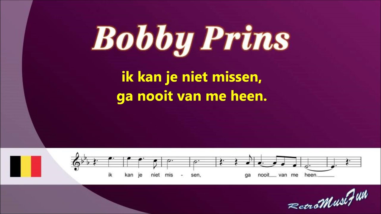 Bobby Prins - Twee bloedrode rozen - Karaoke