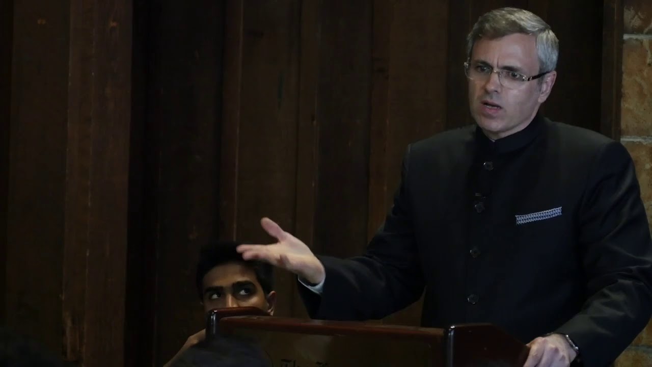 Mr Omar Abdullah@UC Berkeley - The Path forward in Kashmir
