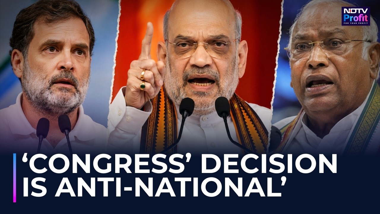 'Appeasement Politics': Amit Shah Targets Congress Over Vande Mataram Row