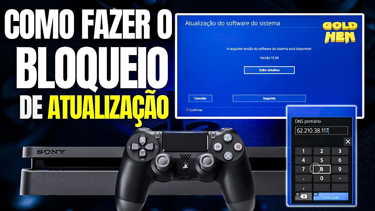 NÃO PERCA SEU DESTRAVE PS4 GOLDHEN - BLOQUEIO DE ATUALIZAÇÕES!