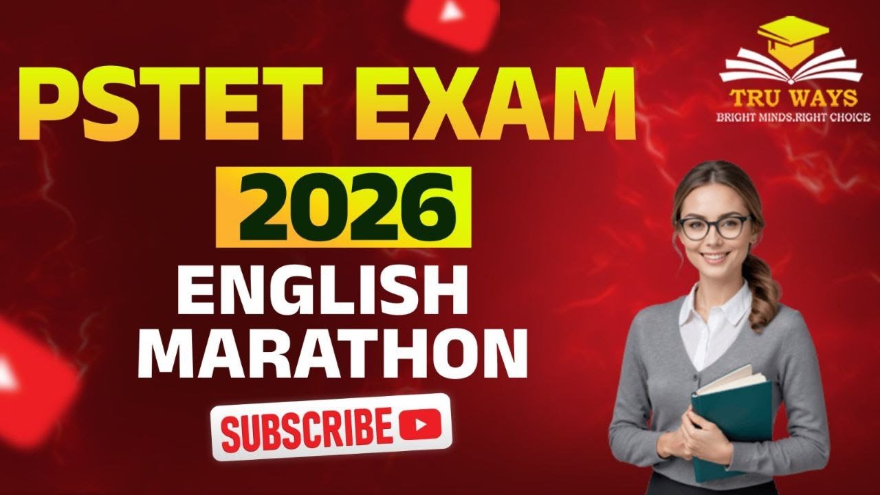 ENGLISH MARATHON PSTET EXAM 2026