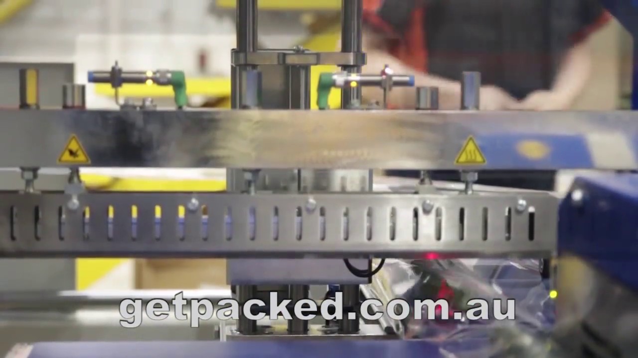 Automatic Continuous Side Seal Shrink Wrapping Machine 4-GP500CS