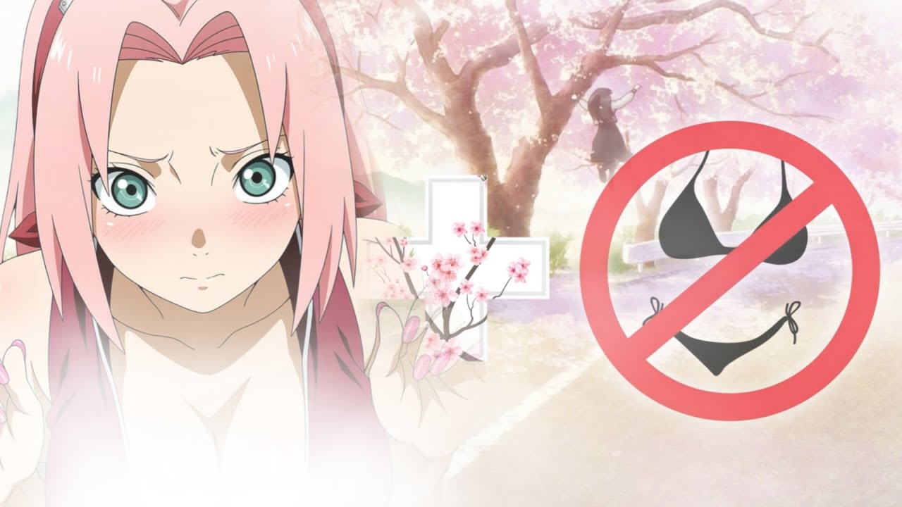 Hinata and Sakura Characters No Dress | Naruto | pt1 😜 in different styles | S-Anime