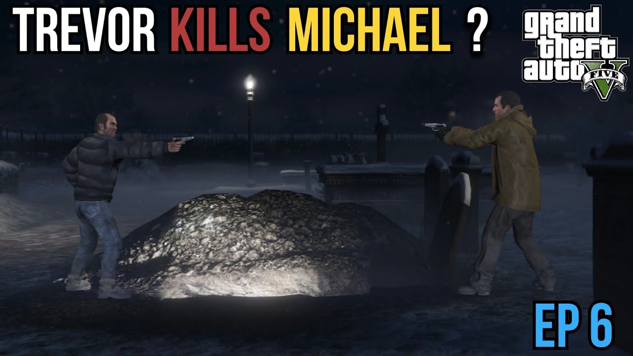 Trevor vs Michael , Graveyard Fight + SHOCKING Ending! | GTA 5 Gameplay | NotUnknownGamerz