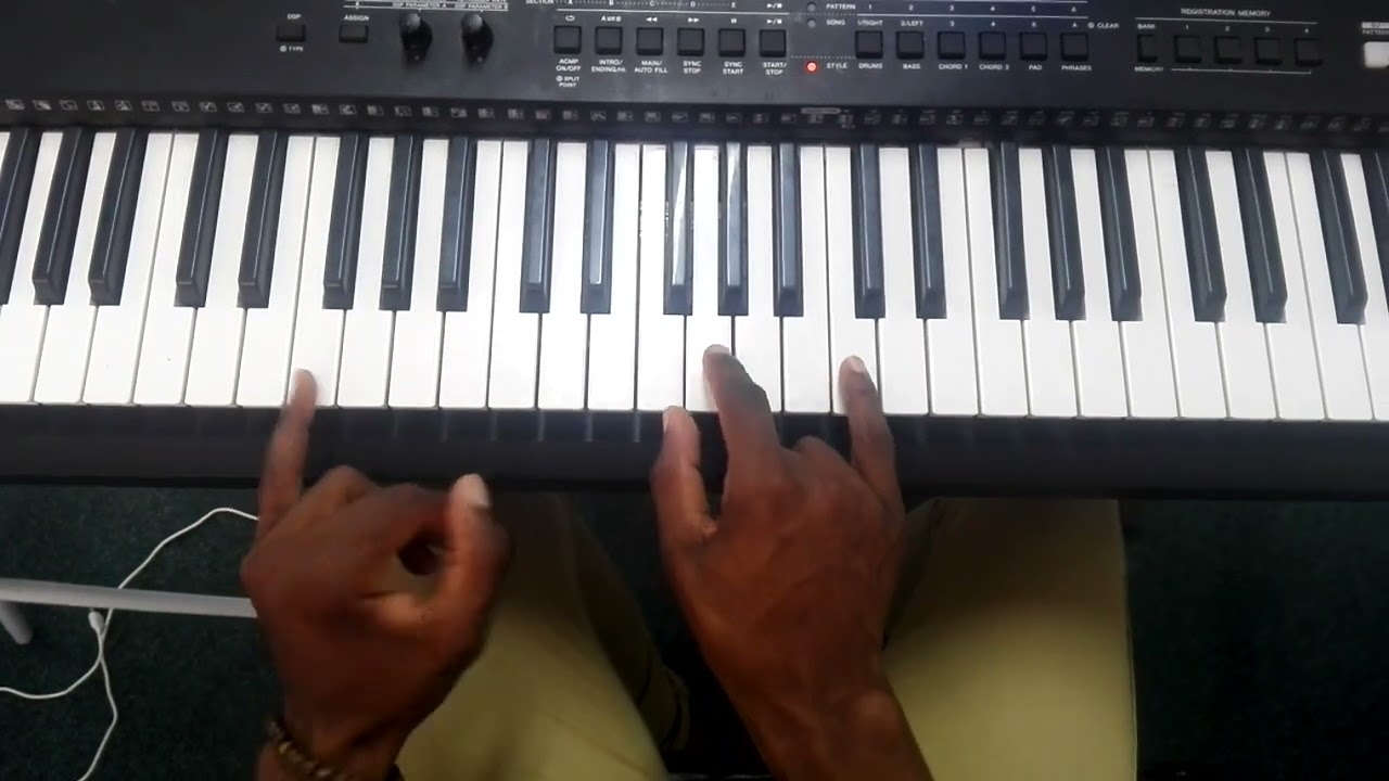 How to play WIDE AS THE SKY(LET ALL THE OTHER NAMES FADE AWAY) on keyboard