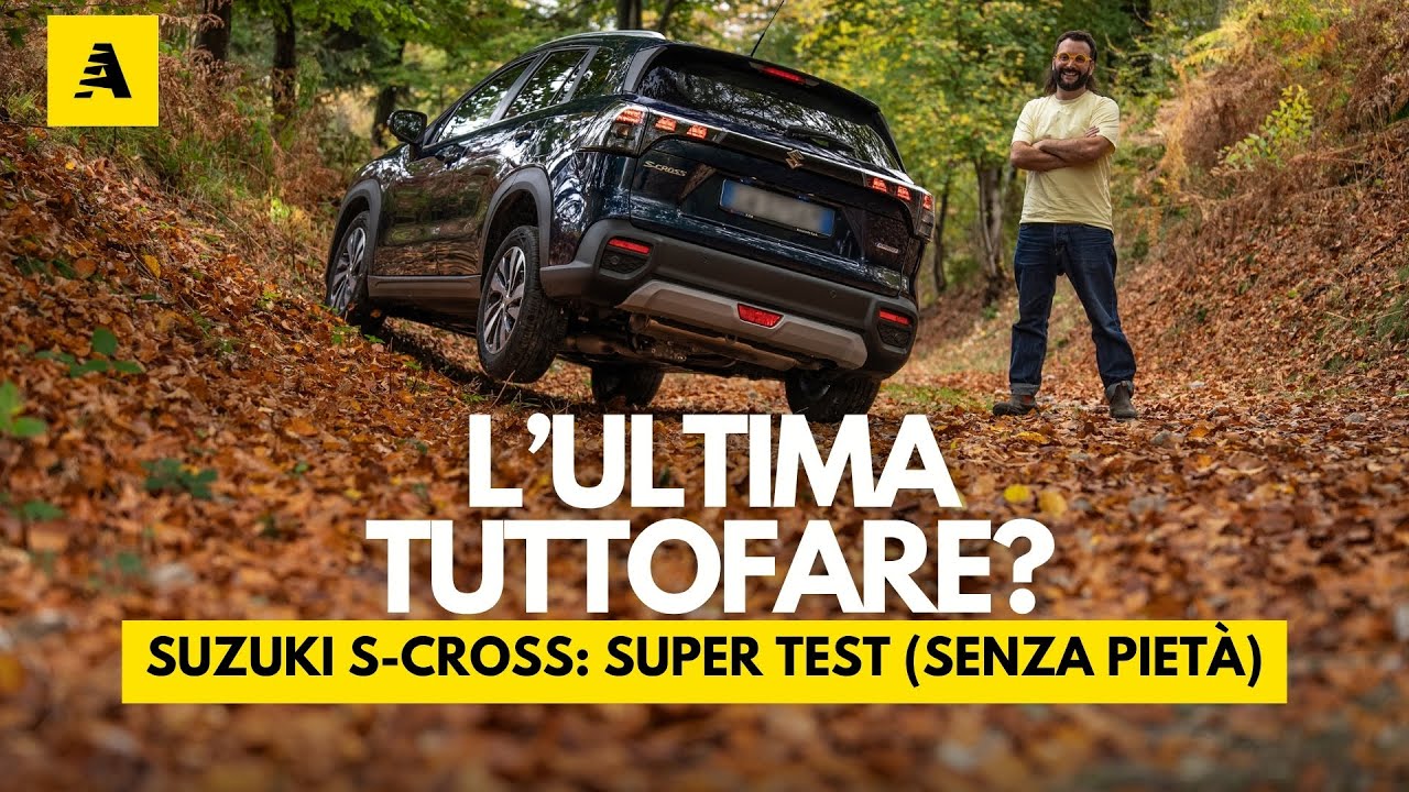 L’ultima TUTTOFARE sopravvissuta? Prova (senza pietà) Suzuki S-CROSS 4x4 ⛰️