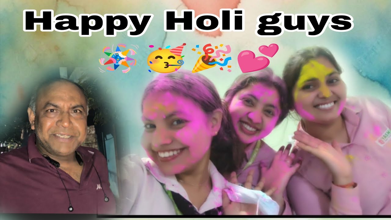 Happy Holi My Friend's ❤️☺️🙏🥳🪅 #channel #subscribemychannel 