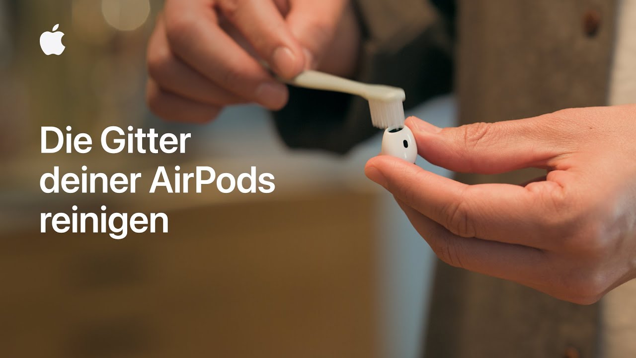 So reinigst du die Gitter deiner AirPods