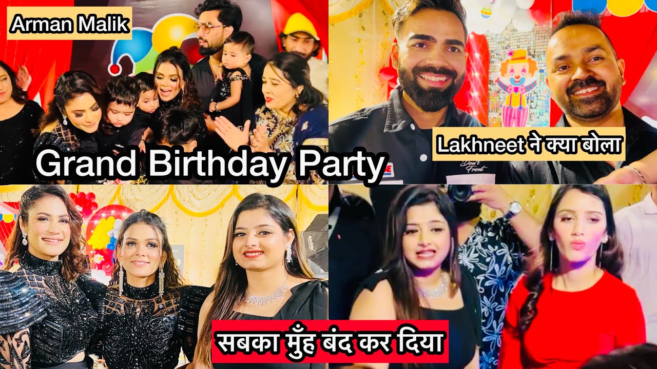 Zaid’s Grand BIRTHDAY Party🎊🎂सभी Youtubers एक साथ,पहली बार मिले Lakhneet 😍 | Arman malik,lakhneet