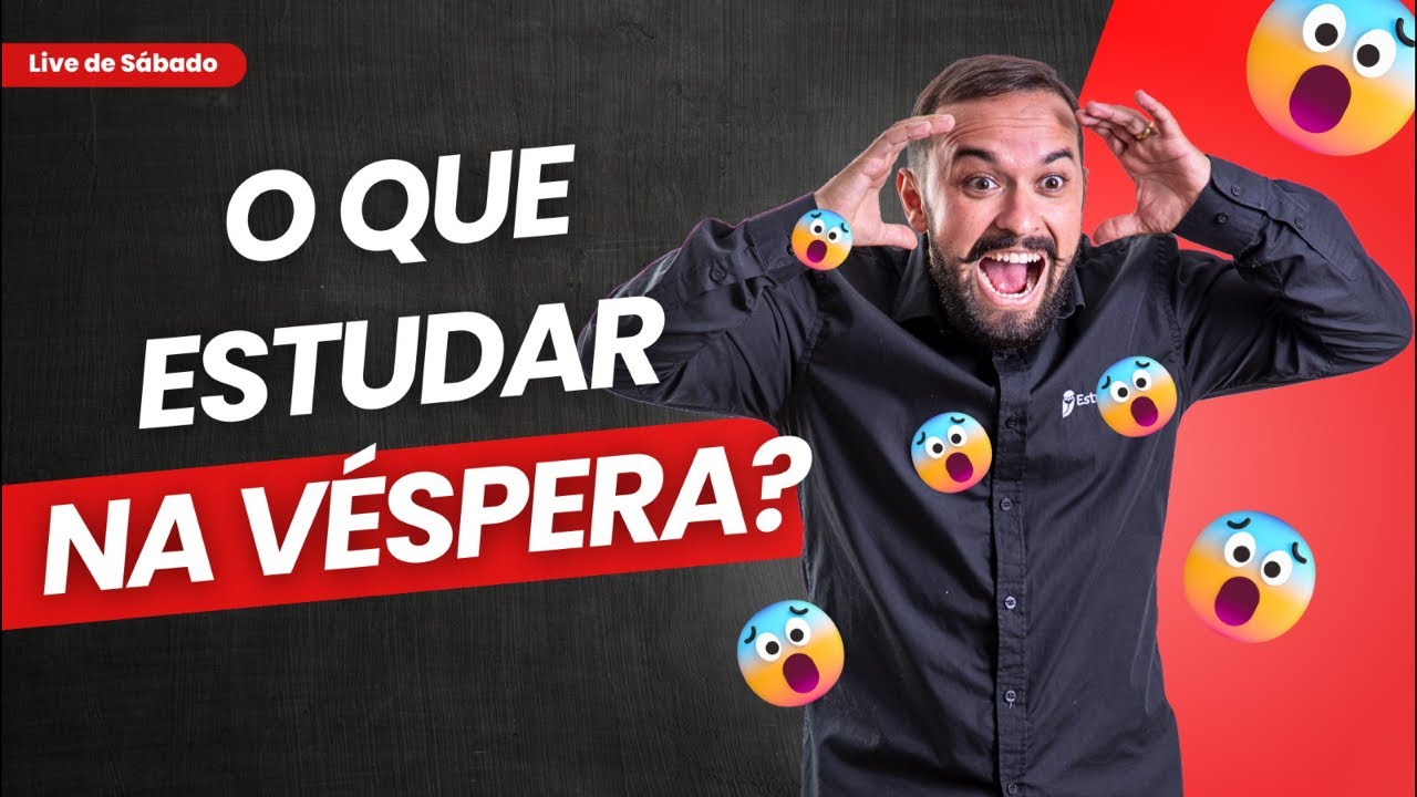 Live - o que estudar na v&eacute;spera de prova?