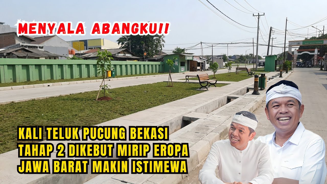 GEGER‼️ KALI TELUK PUCUNG BEKASI TAHAP 2 INI SETARA DENGAN BANDUNG BERSIH DAN KEREN, MENYALA KDM