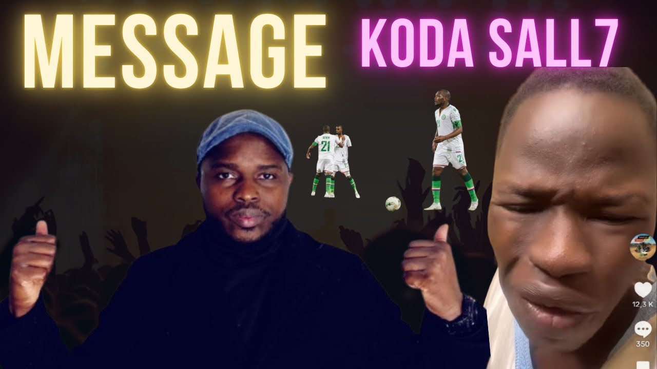 Droit de réponse à @Kodasallofficiel 