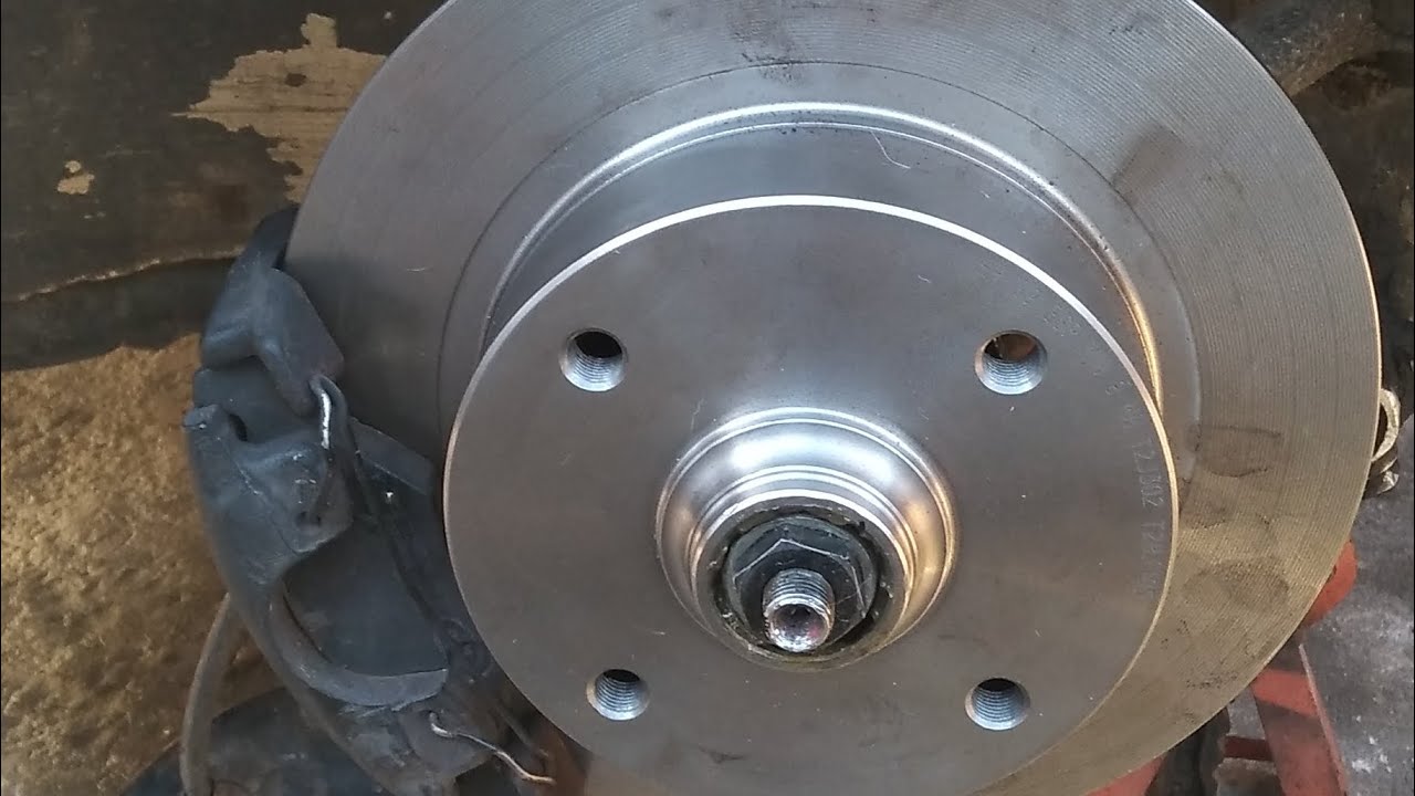 instalando freio a disco e pinça do santana no fusca 82