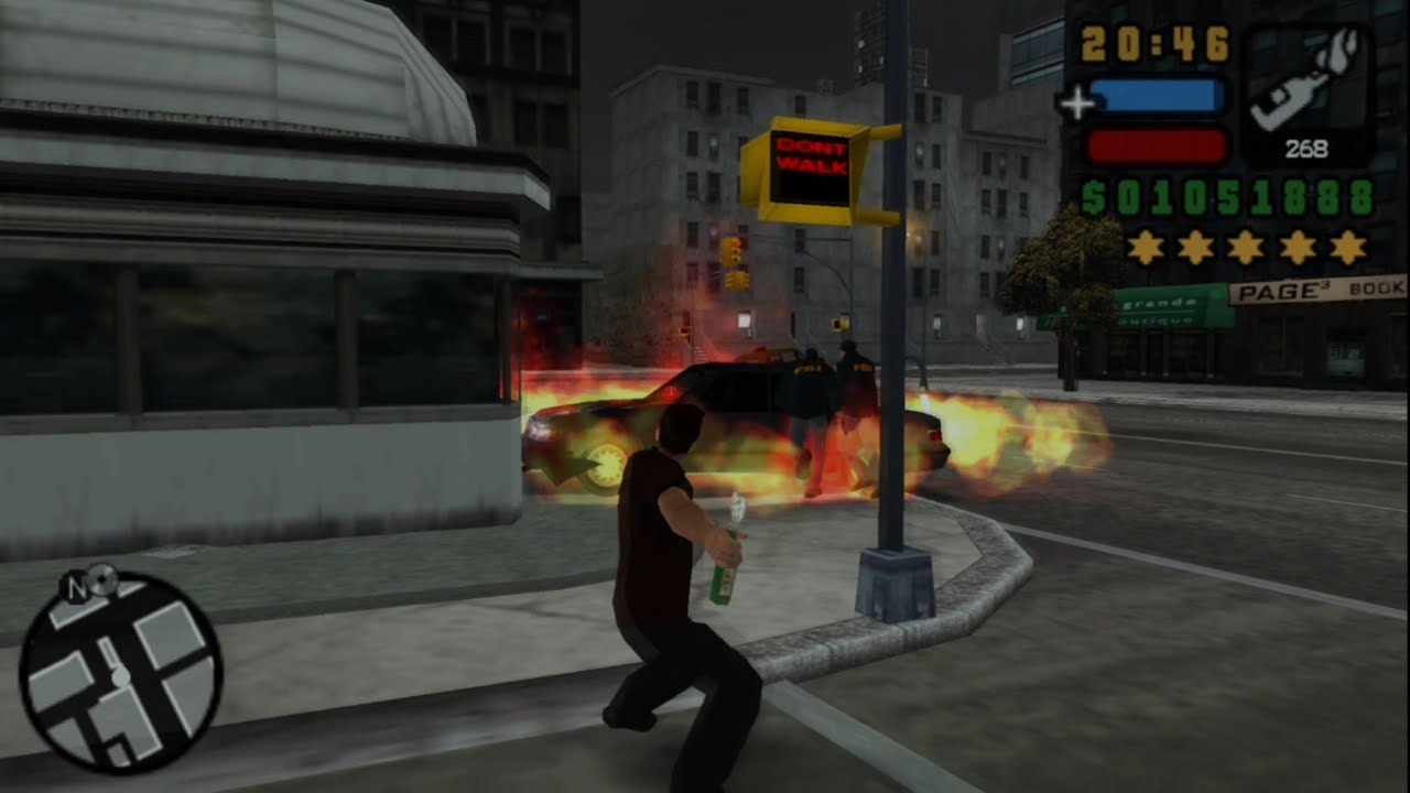 GTA Liberty City Stories - Chinatown 6 star rampage + escape