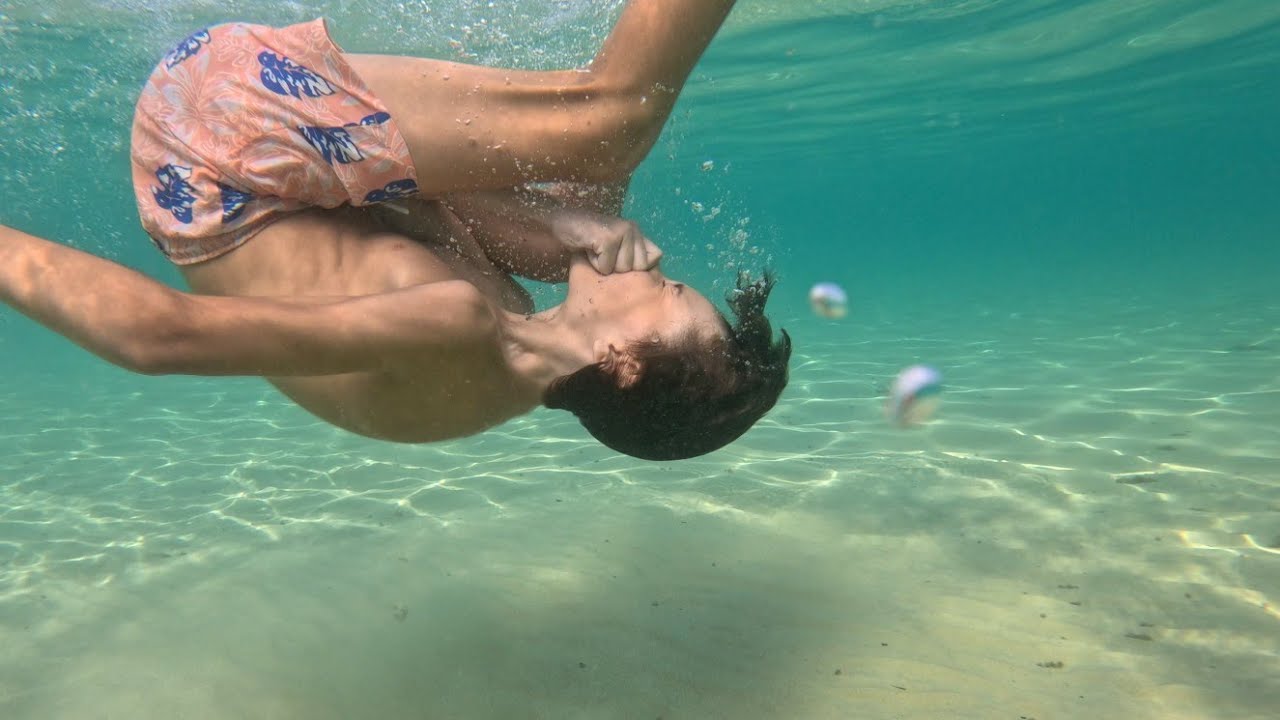 BackFlip in the Most Clearest Water in the World/Punta Beach/Kavala/Greece 